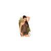 Robe transparente et string assorti Noir Bombshell 